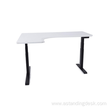 Factory High Power Motor Adjustable L Shape Desk